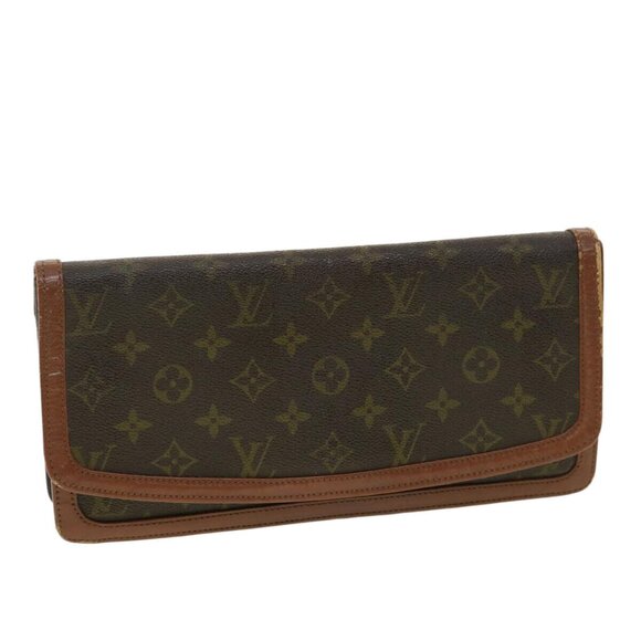 LOUIS VUITTON Monogram Pochette Dam GM Clutch Bag M51810 LV Auth rd3944 - Picture 1 of 12